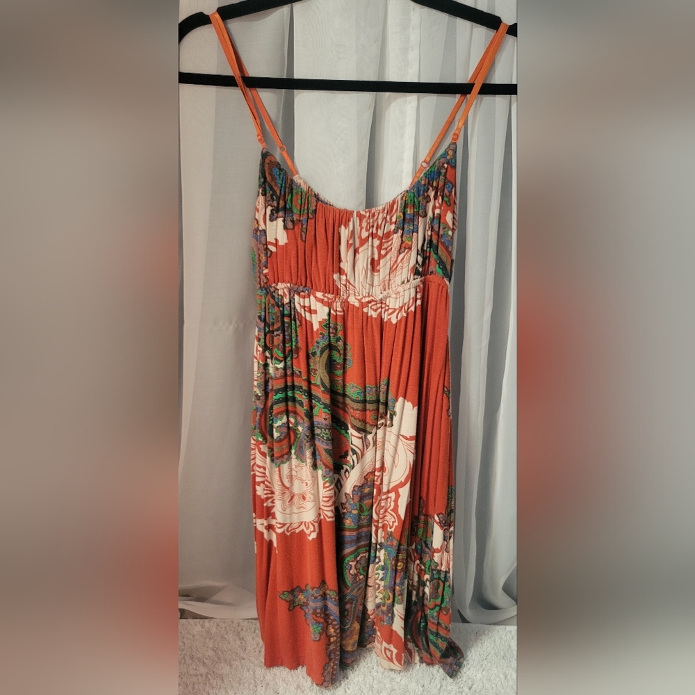 Bohemian Paisley Cotton Dress